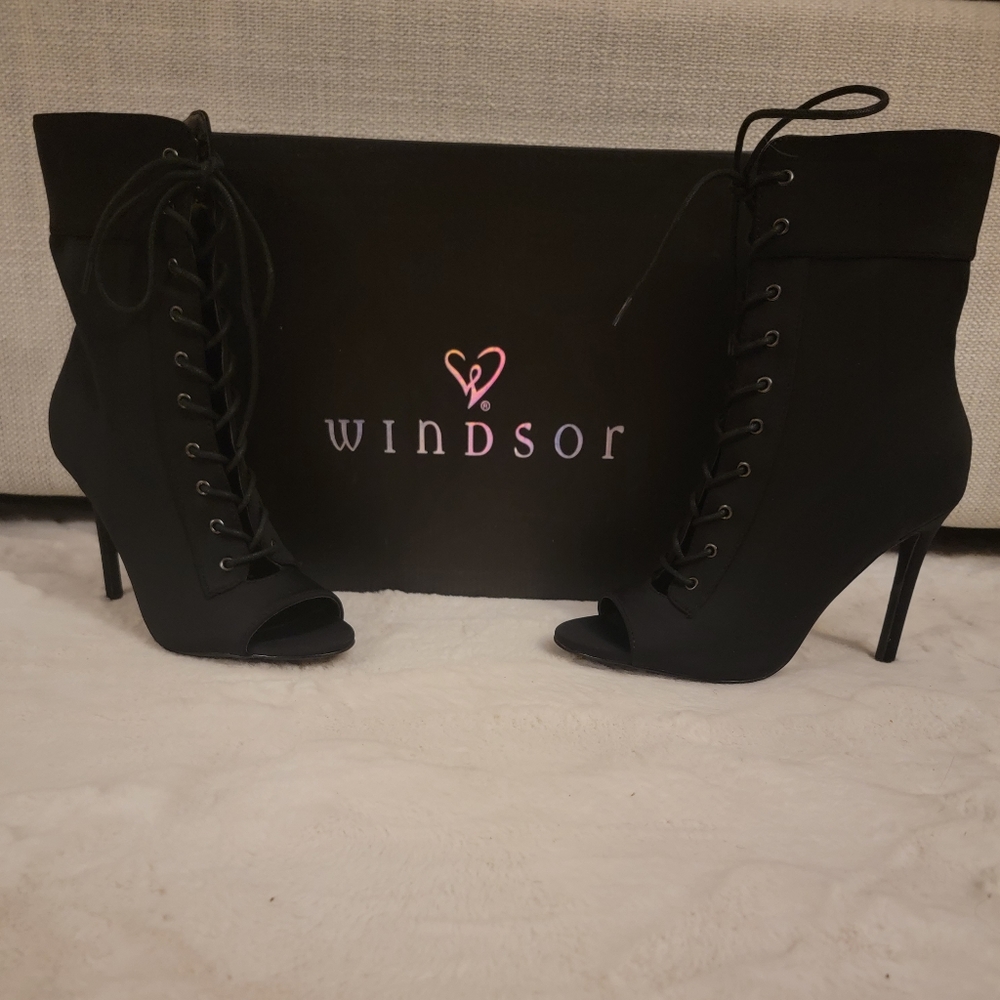 Open Toe Booties